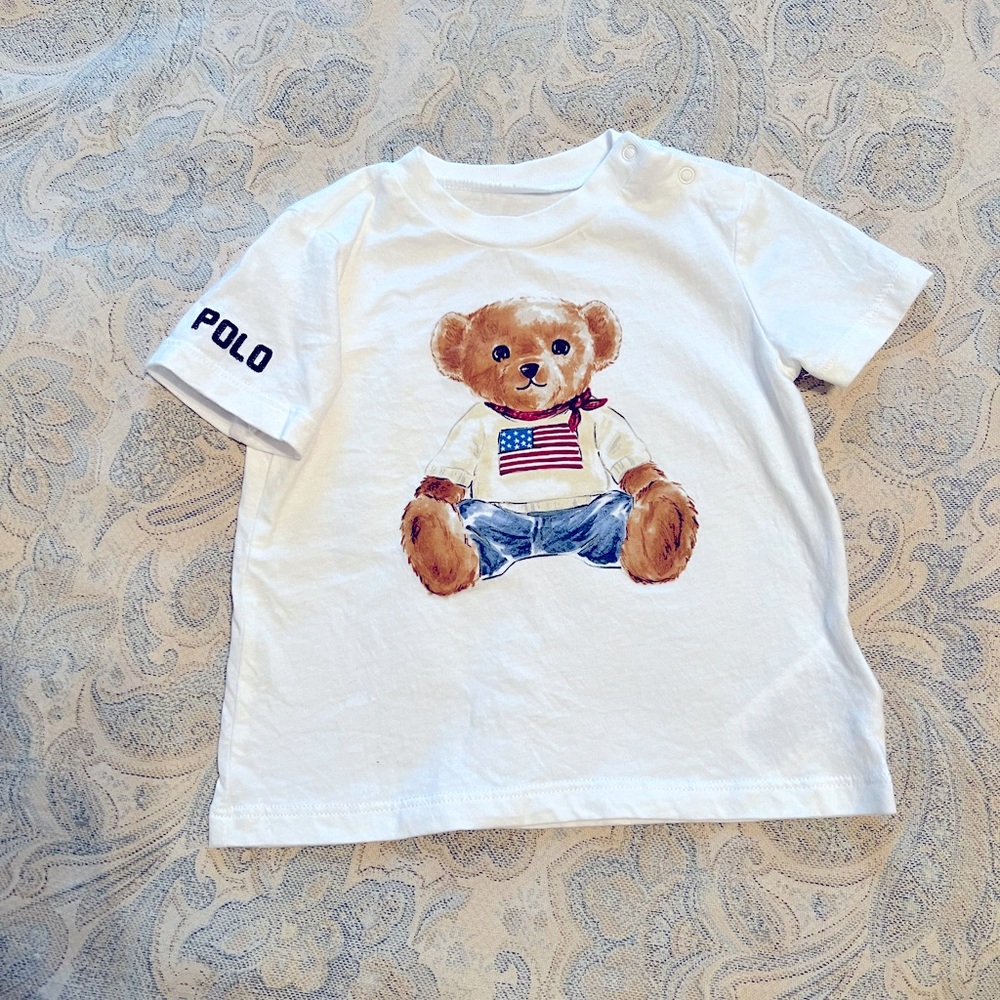 Ralph Lauren Polo Bear American Flag/ Patriotic shirt